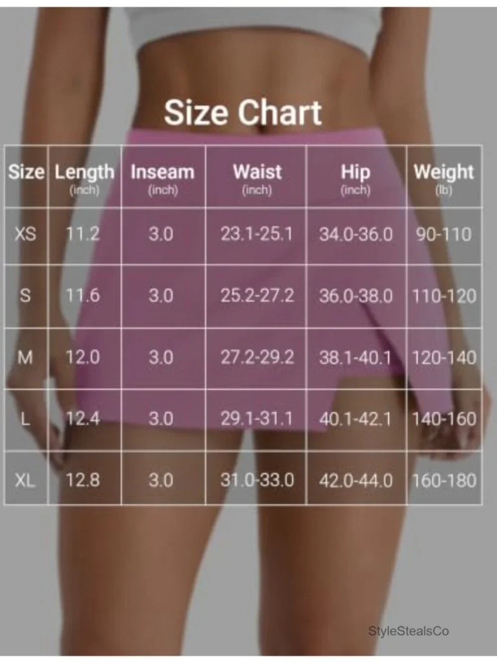 Women's Mini Skort with Pockets Athletic Tennis Skirt Workout A-Line